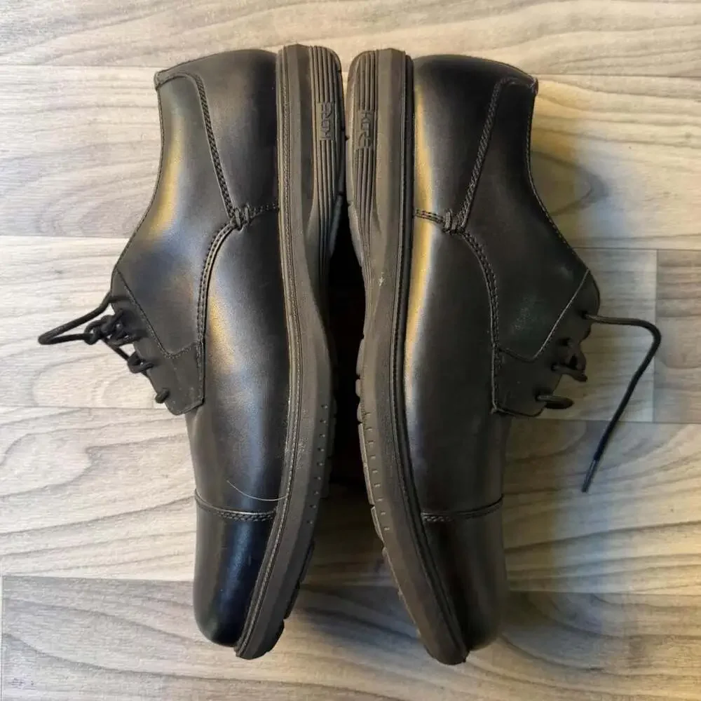 Nunn Bush Kore Slip Resistant Cap Toe Oxford Dress Shoes Black 11.5